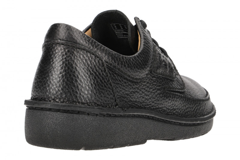 Clarks Nature 2 Schuhe schwarz Glattleder