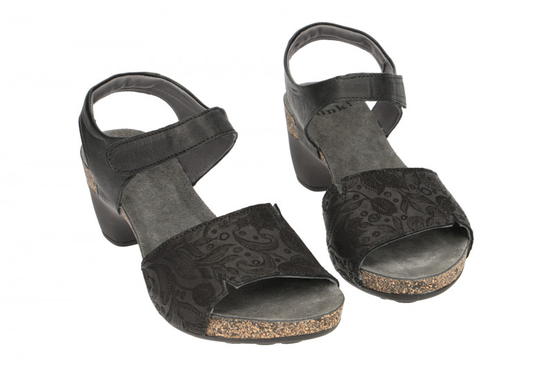 Think Traudi Sandale schwarz Laser