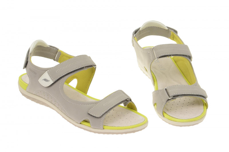 Geox Sandale Vega grau gelb D52R6A