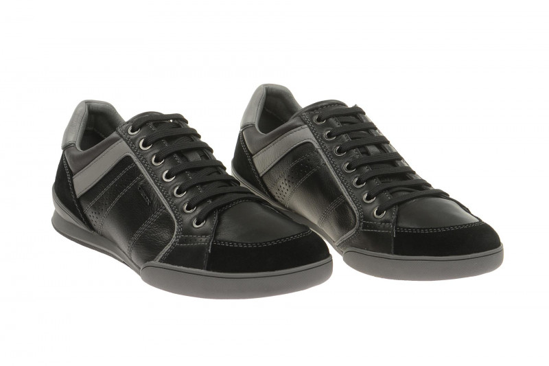Geox Kristof Schuhe schwarz grau Gr 40