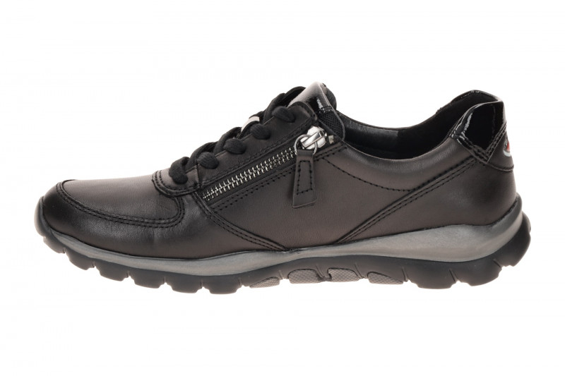 Gabor RollingSoft Schuhe schwarz Glattleder 0100.01.003