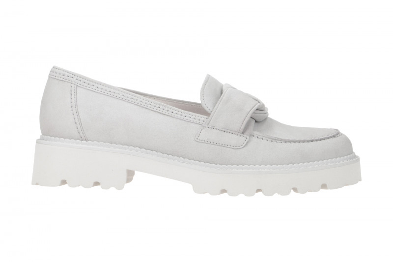 Gabor Schuhe Mokassin Slipper grau 25.242.19