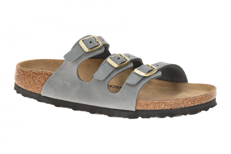 Birkenstock Florida Pantolette blau SCHMAL 1031891