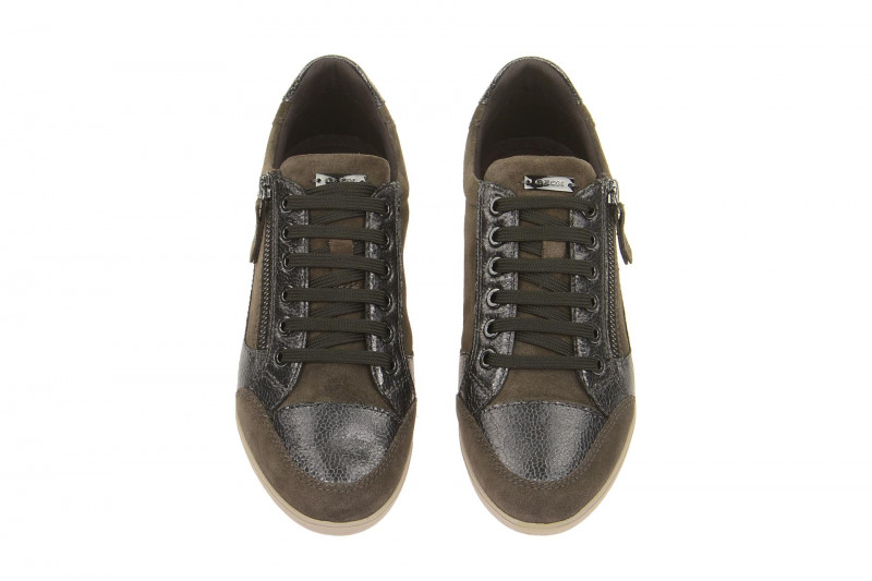 Geox Myria Schuhe braun grau metallic D6468A 022PV C6J1G