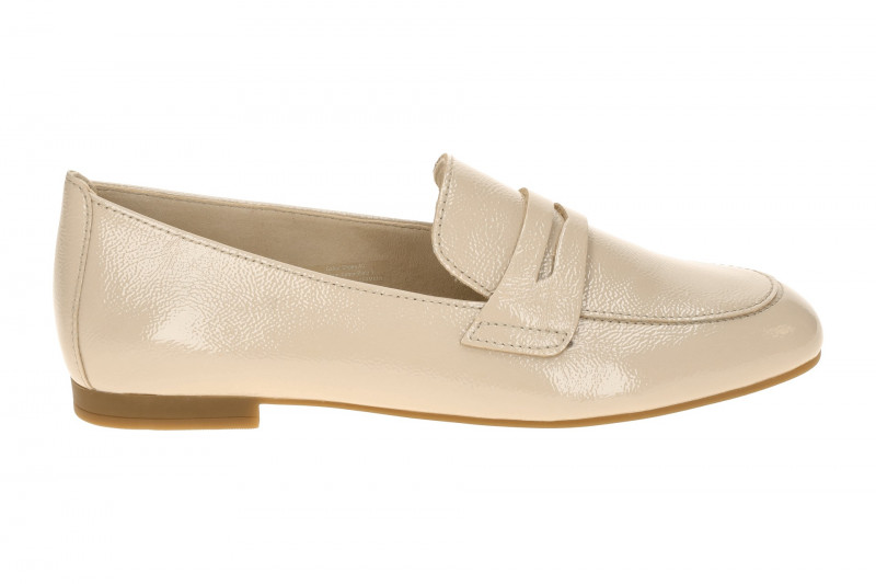 Gabor Schuhe Slipper beige Lack 85.213.92