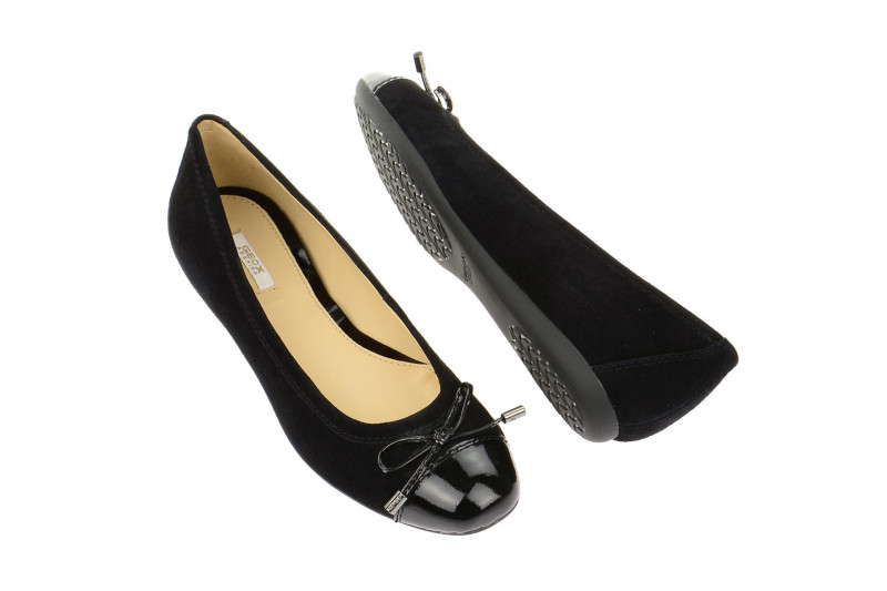 Geox Lola Ballerinas schwarz Lackspitze - D93M4A