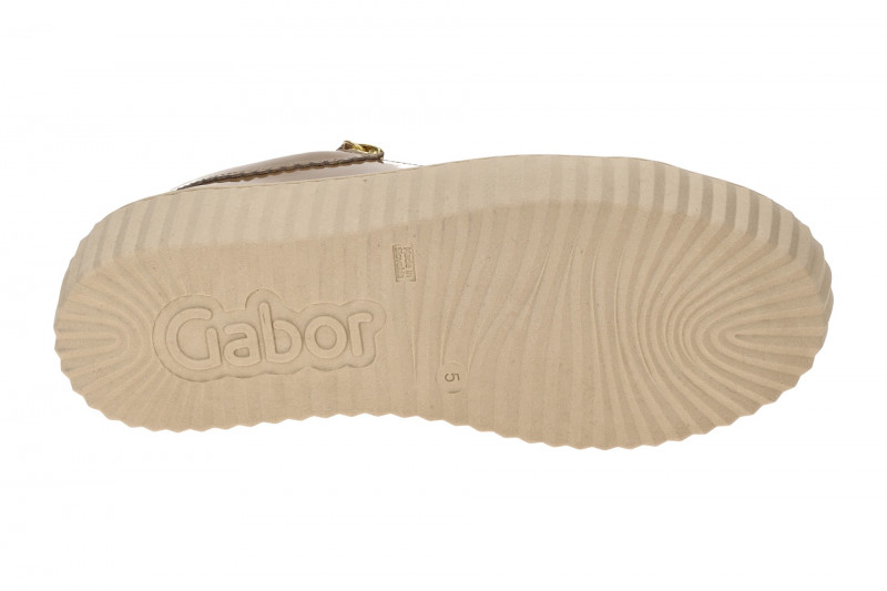 Gabor Schuhe taupe Lack Plateau Sneakers 53.201.92