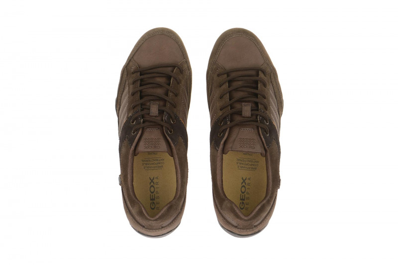 Geox Respira Snake B Sneakers in braun + dunkelbraun