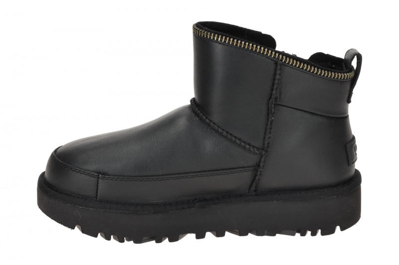 UGG Classic Mini Moto Boot Stiefel schwarz 1164690
