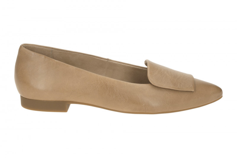 Paul Green Ballerinas braun alpaca Leder-Kappe 3792