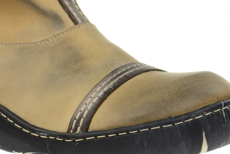 Eject Ocean Stiefelette in beige + dunkel schattiert