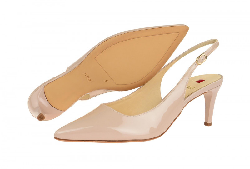 Högl Sling Pumps beige Lack 6805
