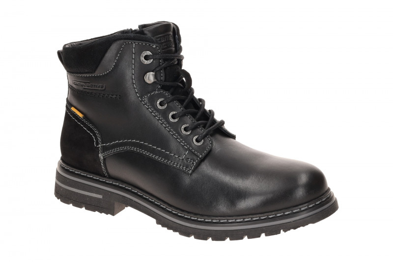 camel active Boston Stiefel Boots schwarz Nappa