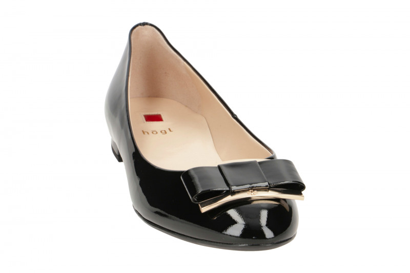 Högl Harmony Ballerinas schwarz Lack 1084