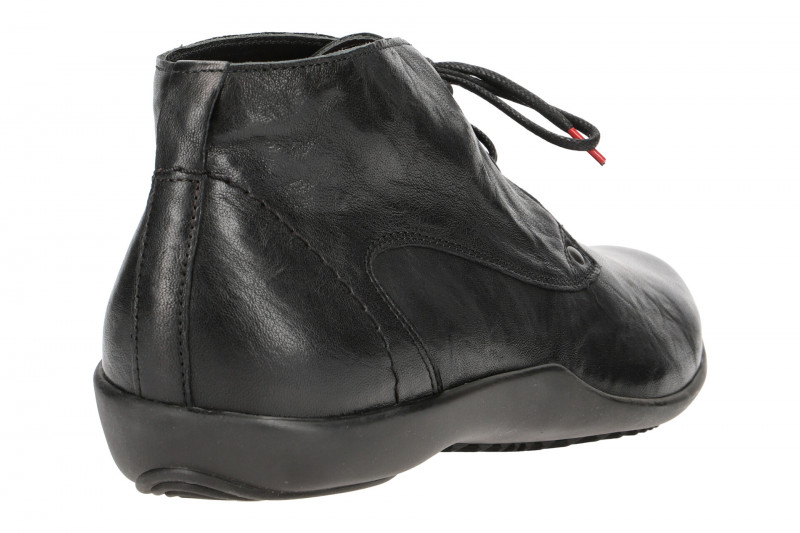 Think Stone Schnür Stiefelette schwarz