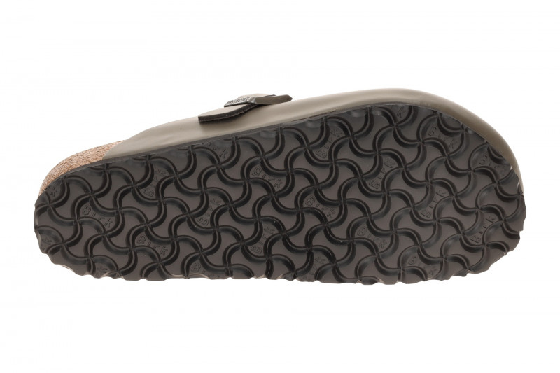 Birkenstock Boston BS Pantolette grau grün 1029079