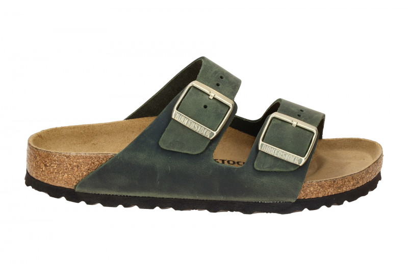 Birkenstock Arizona BS Pantolette grün thyme SCHMAL 1028030
