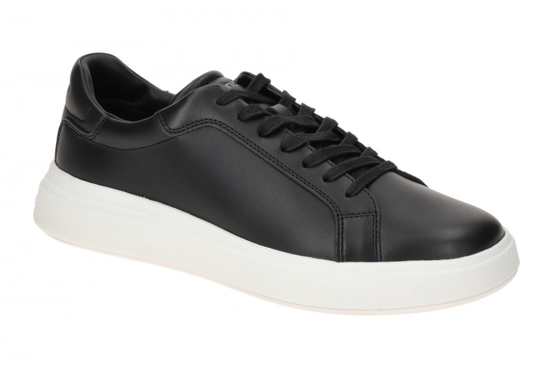 Calvin Klein Schuhe Low Top Lace Sneakers schwarz Glattleder