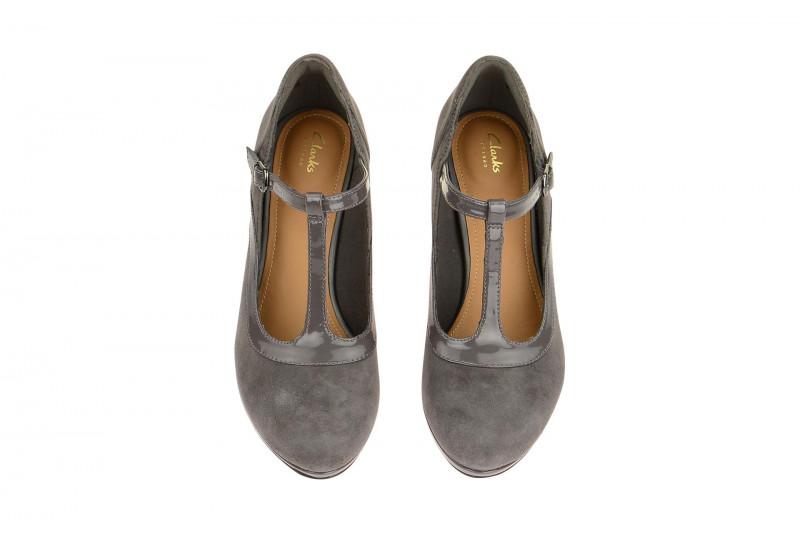 Clarks Pumps Chorus Pitch grau kombi