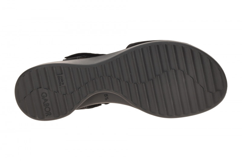 Gabor Sandalen schwarz Nubuck 82.803.47