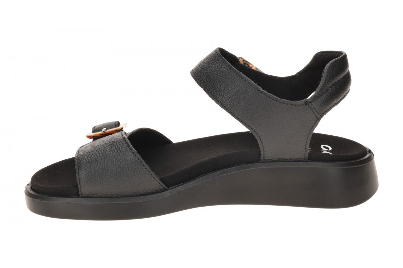 ara Madeira Sandale schwarz H-Weite Klett 12-21402