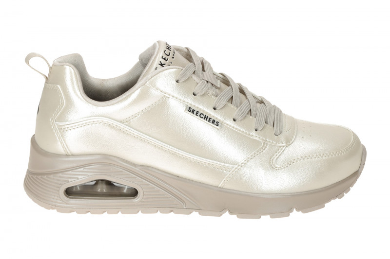 Skechers Uno Schuhe Sneakers beige metallic 177104