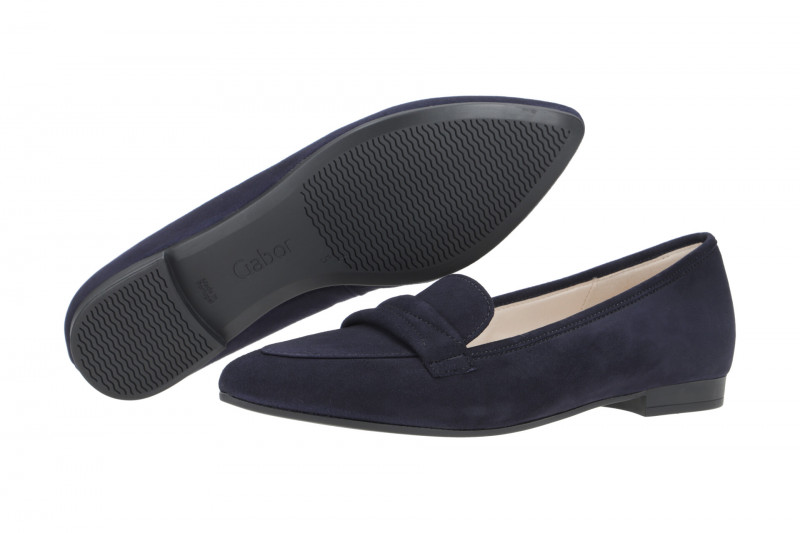 Gabor Slipper Ballerinas dunkelblau 91.302.16
