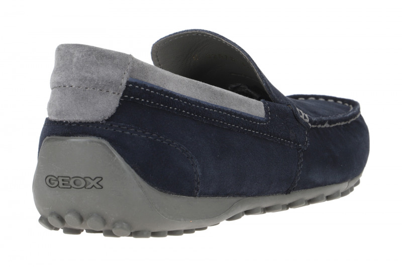 Geox Snake Mokassin Schuhe blau navy U0207B