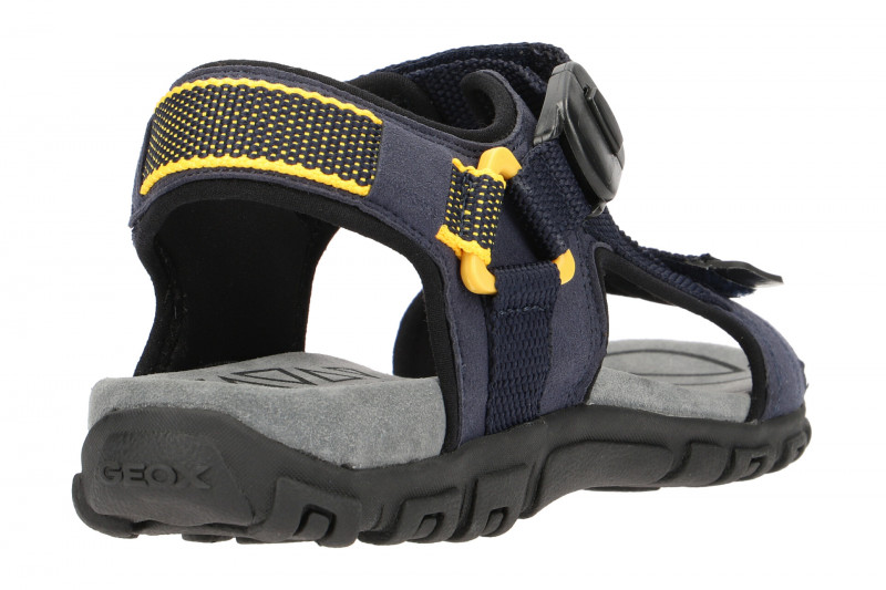 Geox Sandale Strada blau gelb U9224B