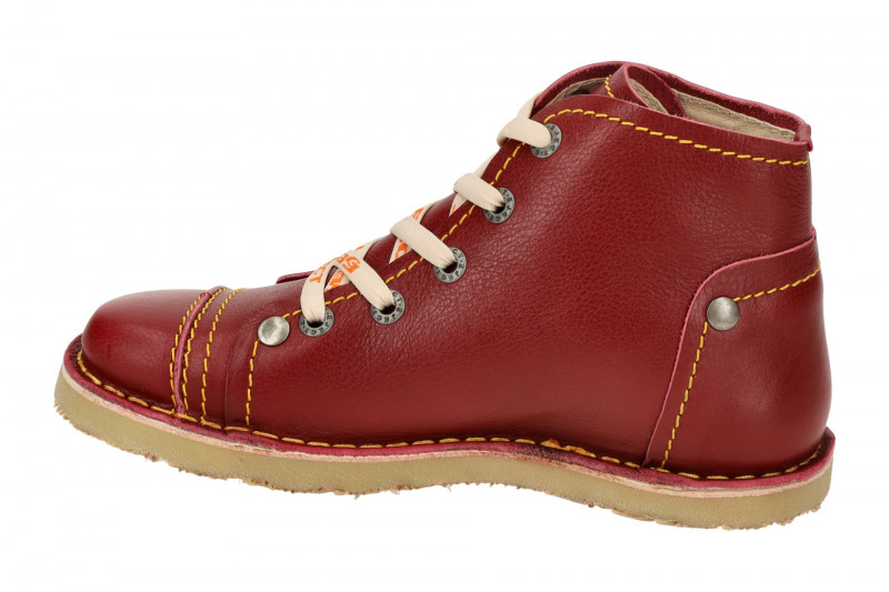 Eject Sony1Deal Stiefelette Boots rot Glattleder 9598