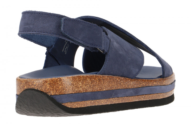 Think Zega Sandale blau Nubuck 388