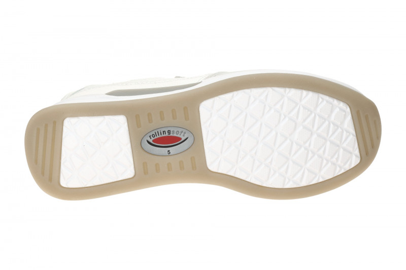 Gabor RollingSoft Slipper Schuhe weiß grau 66.951.52