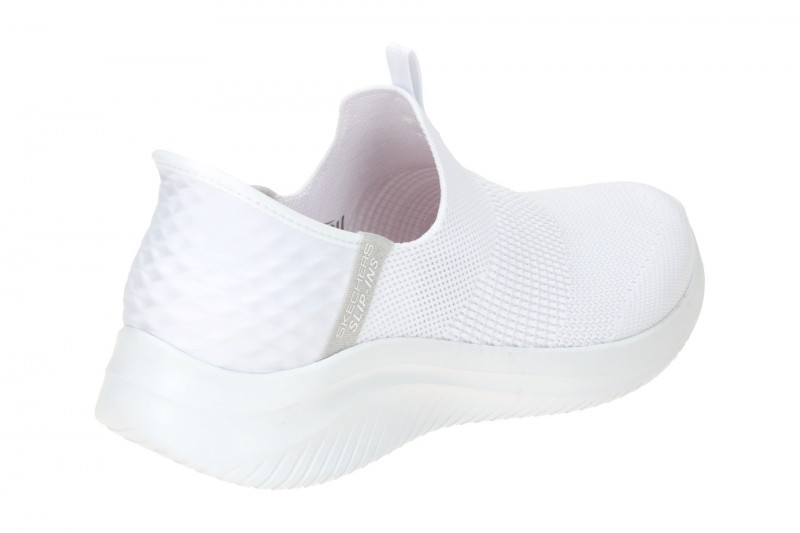 Skechers Ultra Flex Slipper Schuhe weiß Hands Free 149708