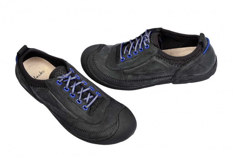 Clarks Moreton Flo Schuhe in nubuck schwarz