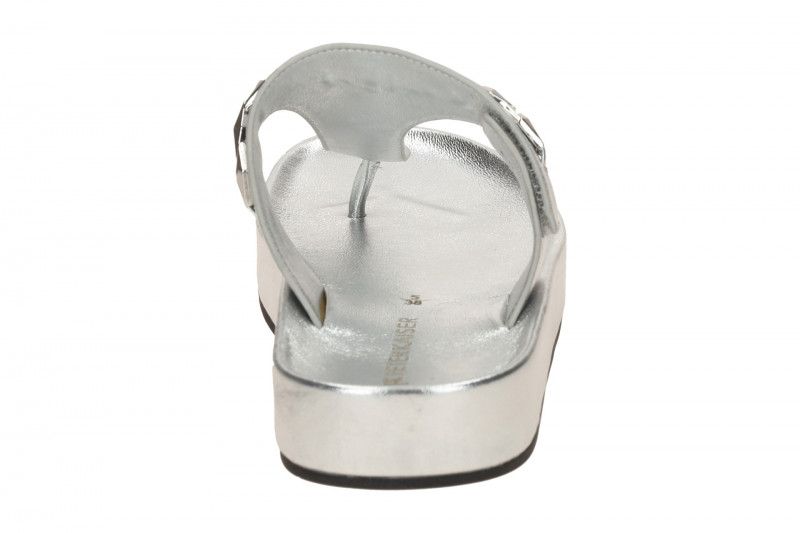 Peter Kaiser Zehentrenner Plateau Pantolette silber metallic 77105