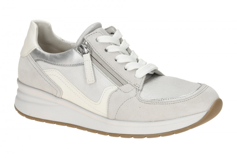 Gabor comfort Schuhe weiß silber K-Weite OptiFit 86.307.60