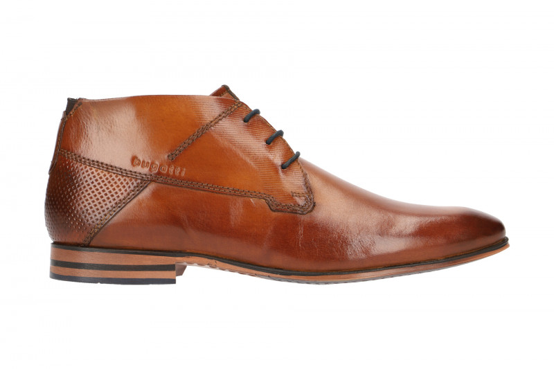 bugatti Mattia Schuhe Stiefelette braun cognac
