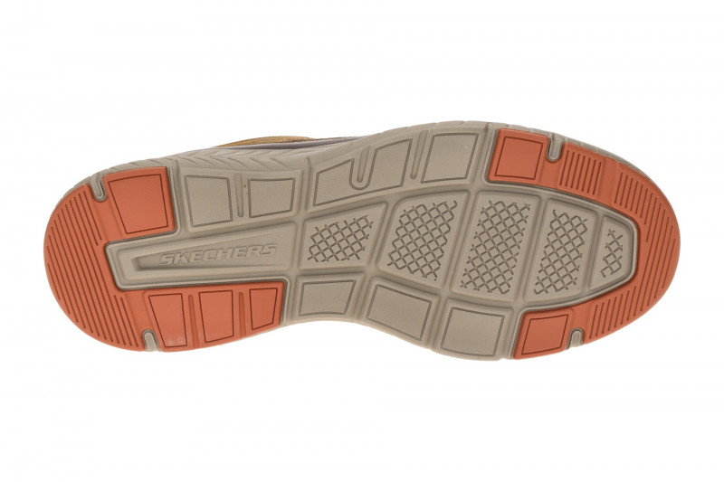 Skechers Arch Fit Herren Schuhe Slipper braun Slip Ins 205656