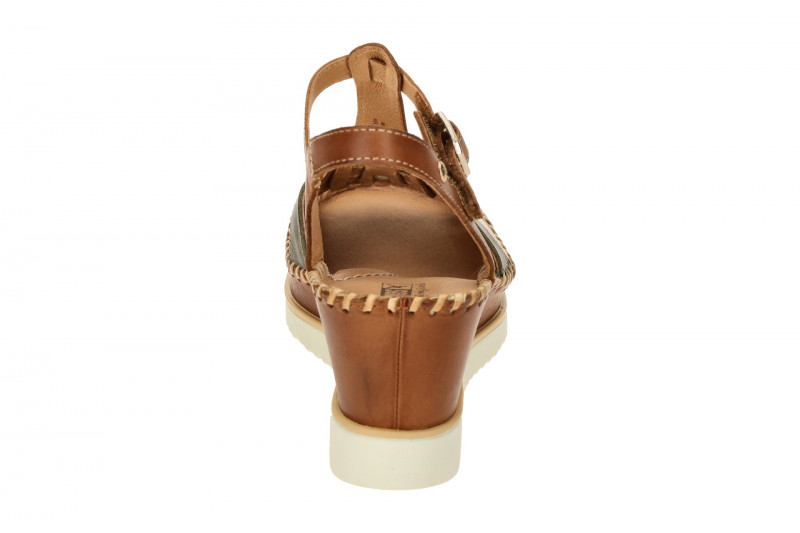 Pikolinos Aguadulce T-Steg Keil Sandale braun multi W3Z-1836C1