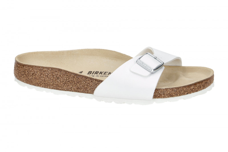 Birkenstock Madrid BS Pantolette weiß Schmal-Weit 40733