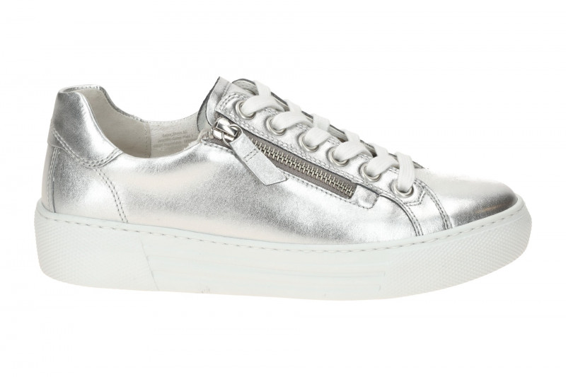 Gabor comfort Sneaker Schuhe silber grau 66.465.10
