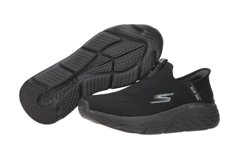 Skechers MAX CUSHIONING ELITE Schuhe schwarz Slip-Ins 220389