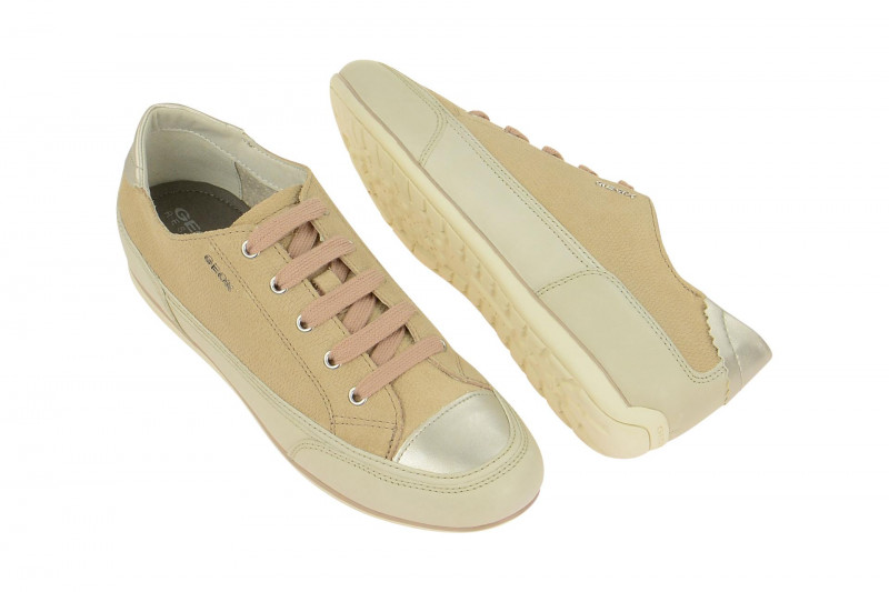 Geox Moena Schuhe weiß rosa D5260D
