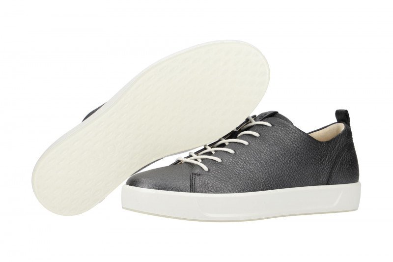 Ecco Schuhe Soft 8 Damen schwarz silber