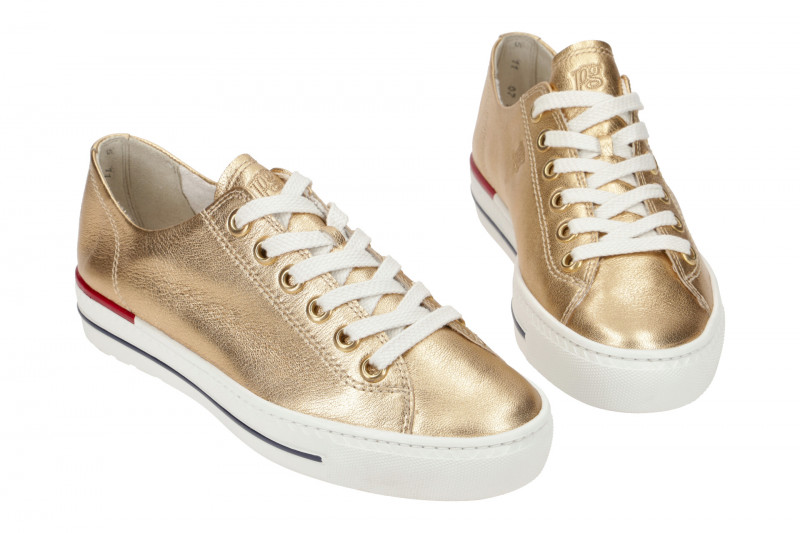 Paul Green Sneaker Schuhe gold metallic 4760