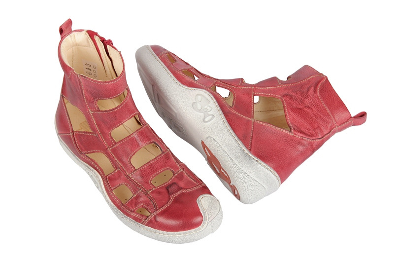 Eject Skat Sommer Stiefeletten rot