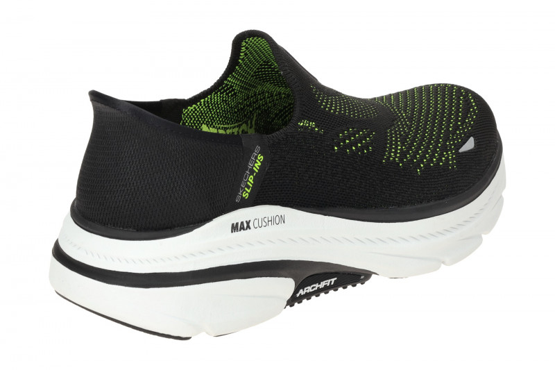 Skechers MAX CUSHIONING Schuhe schwarz Arch Fit SLIP-INS 220565