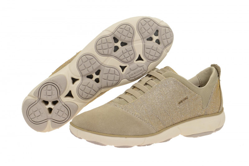 Geox Nebula Schuhe beige Glitter