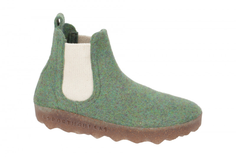 Asportuguesas Caia Chelsea Stiefelette grün Moos
