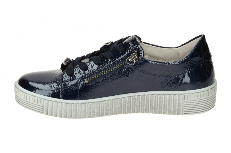Gabor Schuhe Sneaker blau dark-blue Lack 73.339.96
